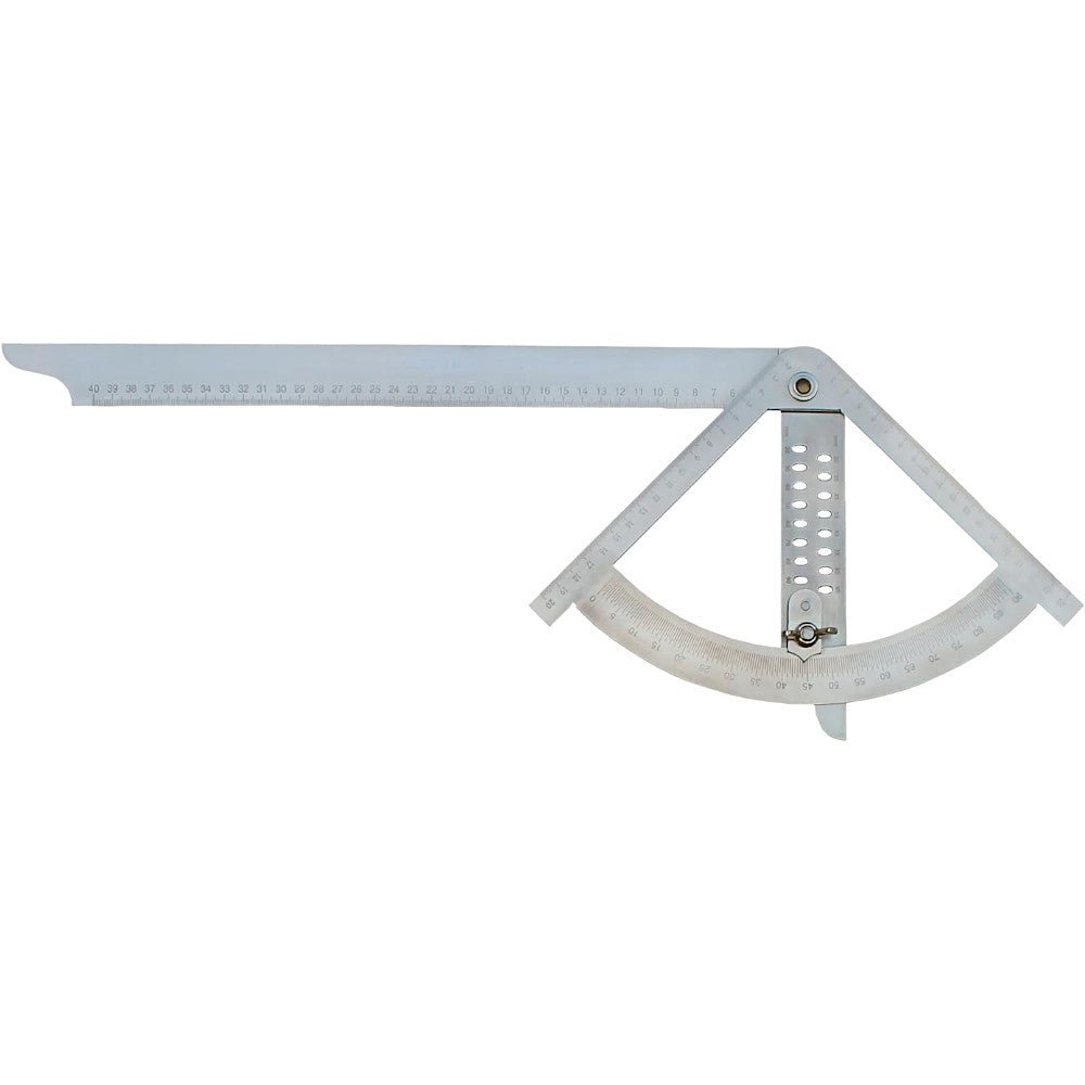 hedue® - Anreissgerät Alphawinkel | Alpha Winkel für Zimmerer , Anreißwinkel & Präzisionswinkel | Winkelmesser