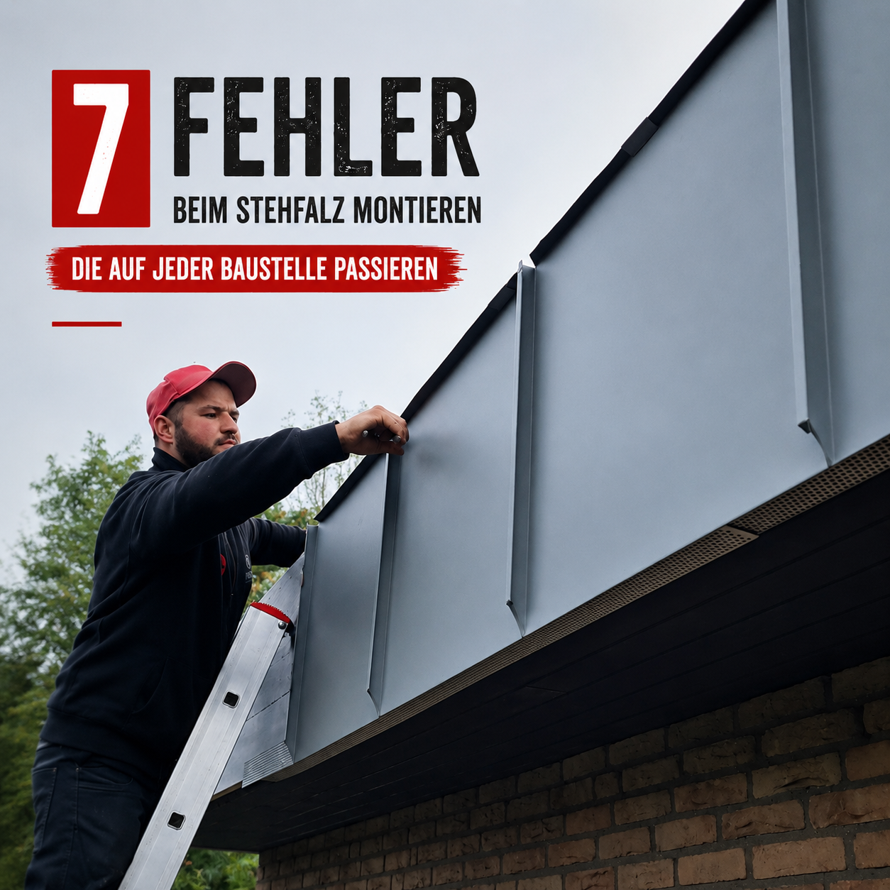 7 Fehler beim Stehfalz montieren, die auf jeder Baustelle passieren