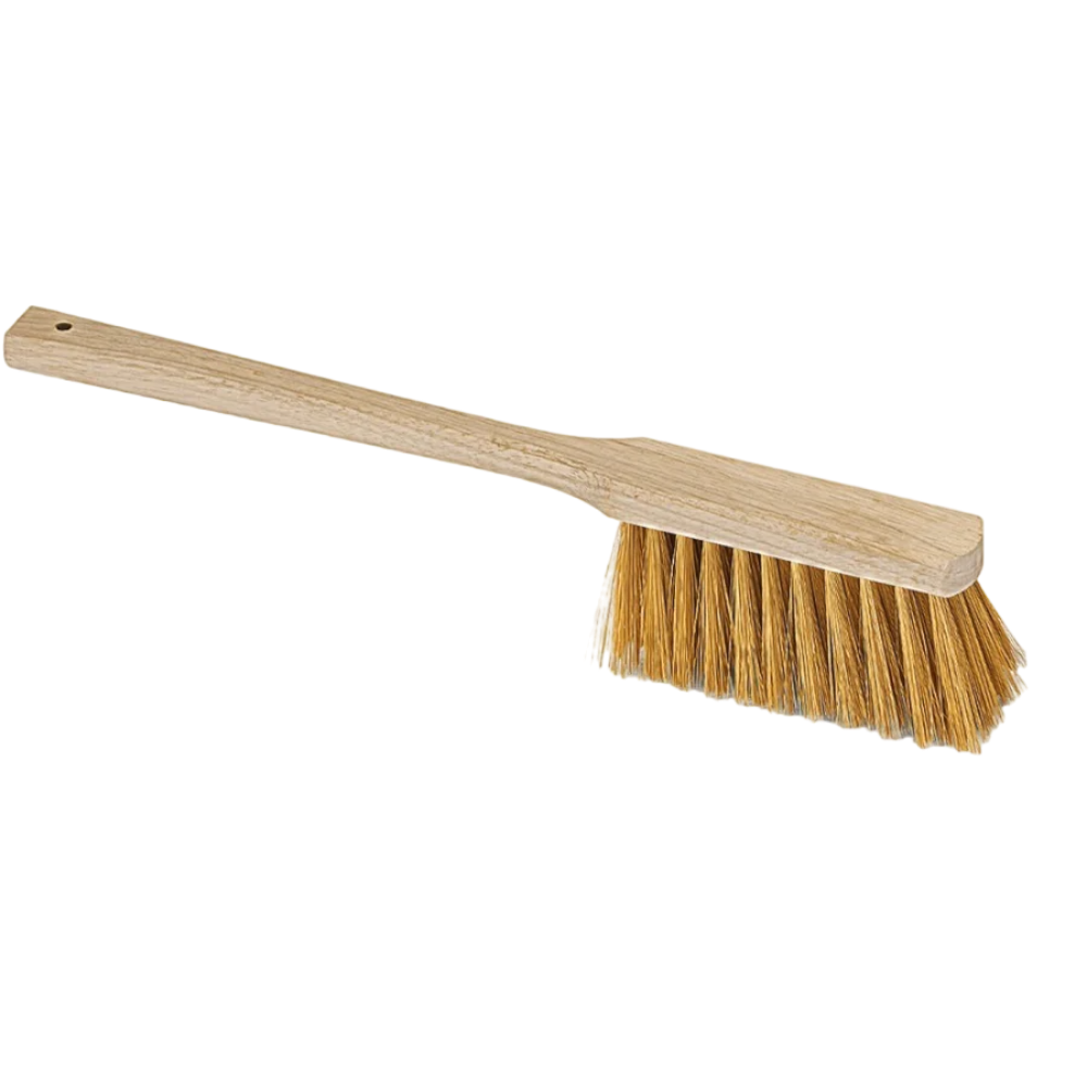 Brosse à main à long manche Balai de 45 cm de long avec corps en bois –  Dach PRO Dachdeckerwerkzeug Bedarf