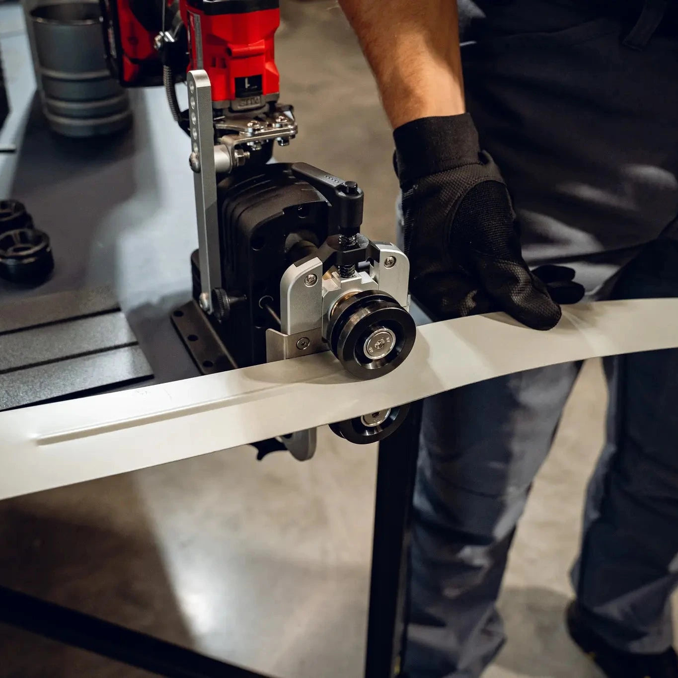 AccuBeader Sickenmaschine