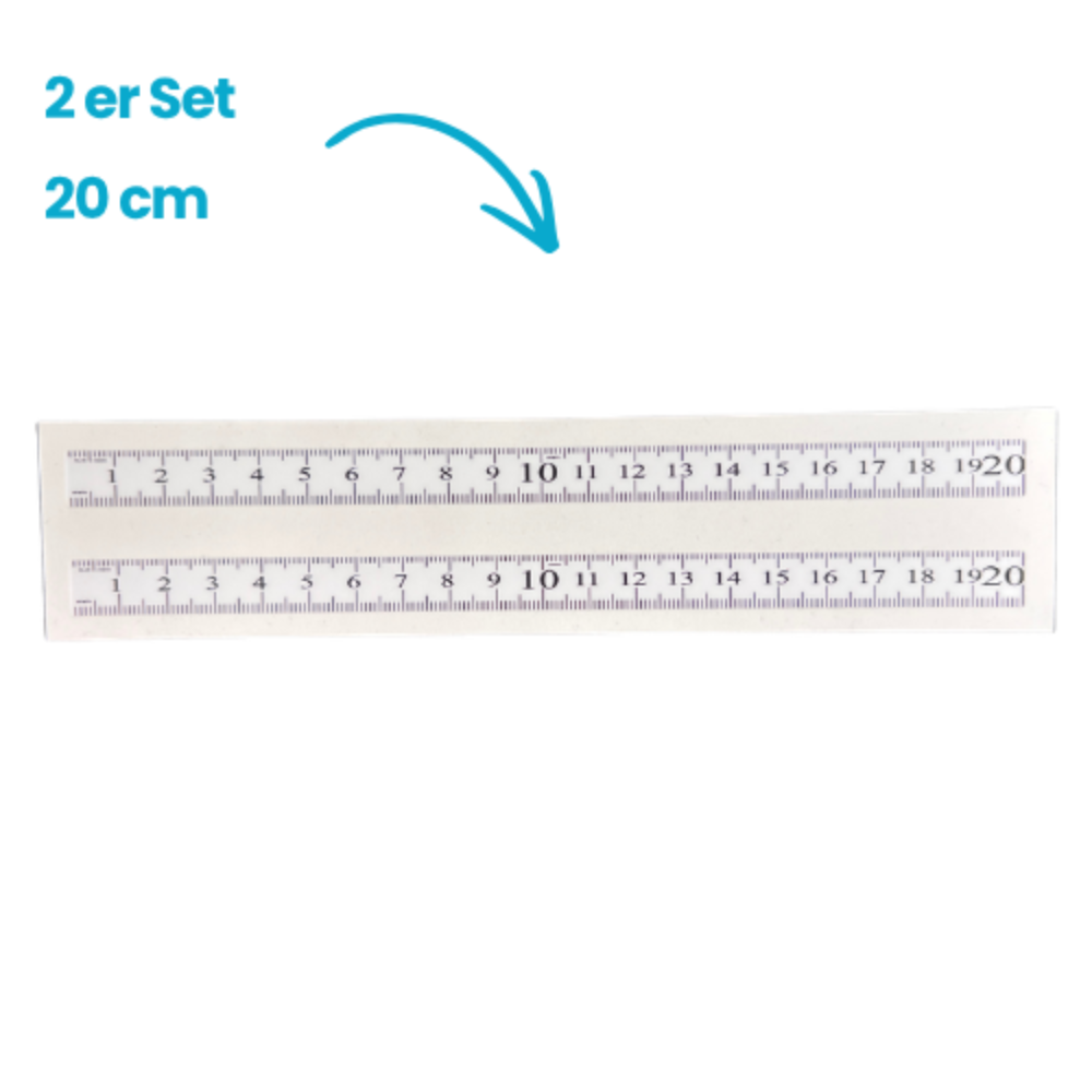 CA-Vision 2er Set Selbstklebende Maßbänder