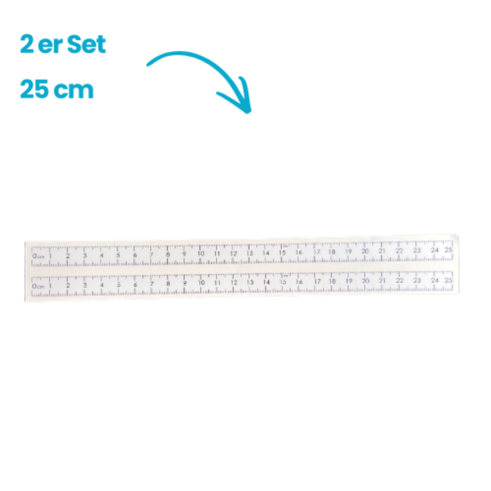 CA-Vision 2er Set Selbstklebende Maßbänder