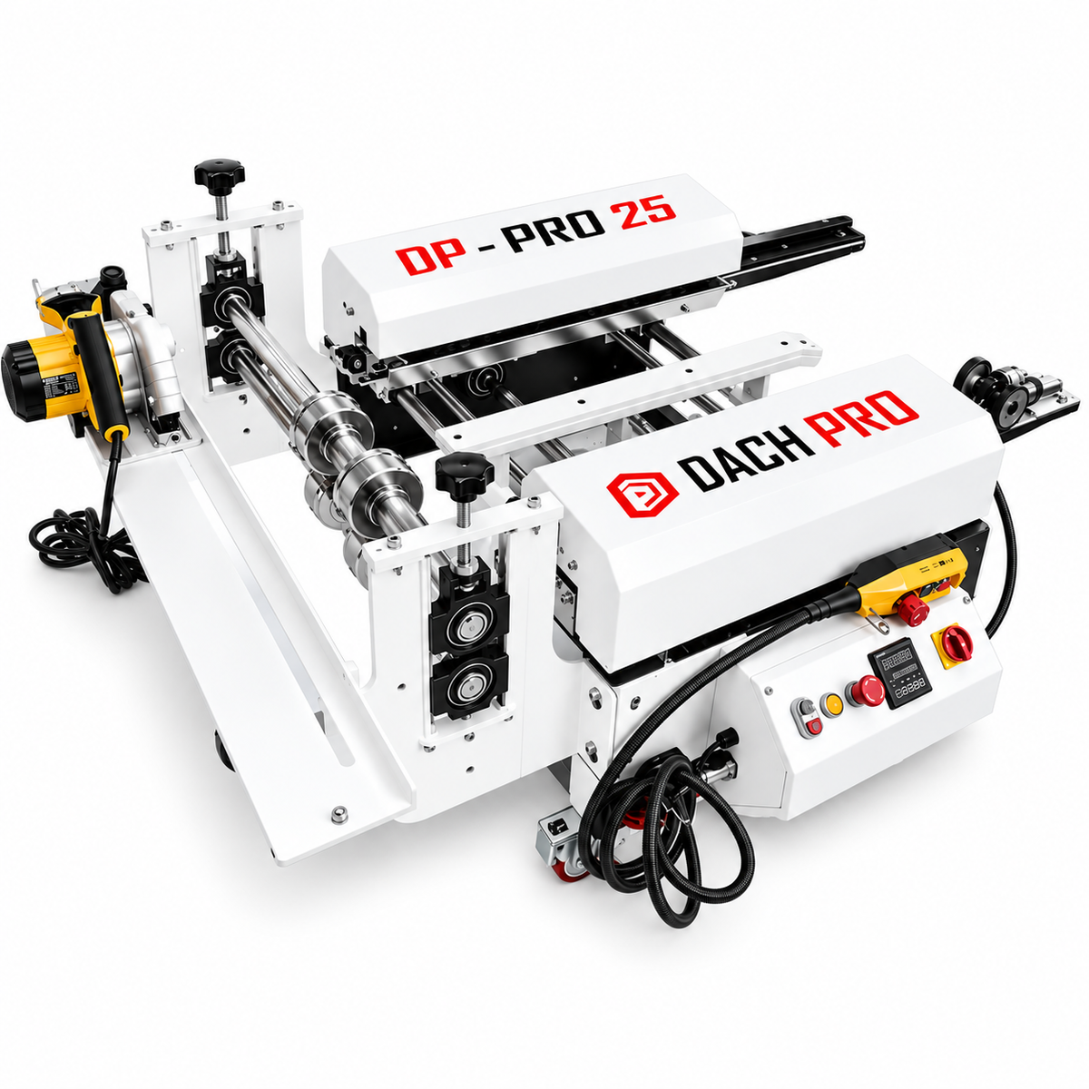 Stehfalz-Profiliermaschine DP-PRO 25 PLUS inkl. Kreissägenvorrichtung