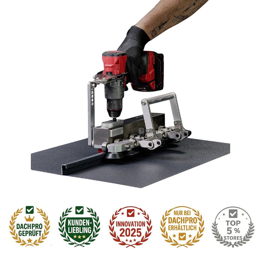 Double Falz Seamer - Die ideale Falzmaschine für Dachdecker und Spengler