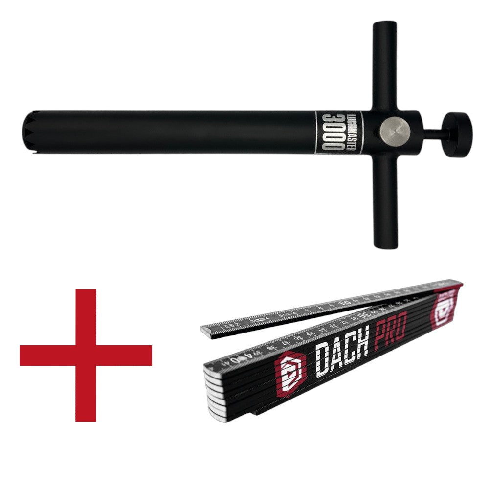 Lochmaster + Gratis Meterstab Bundle