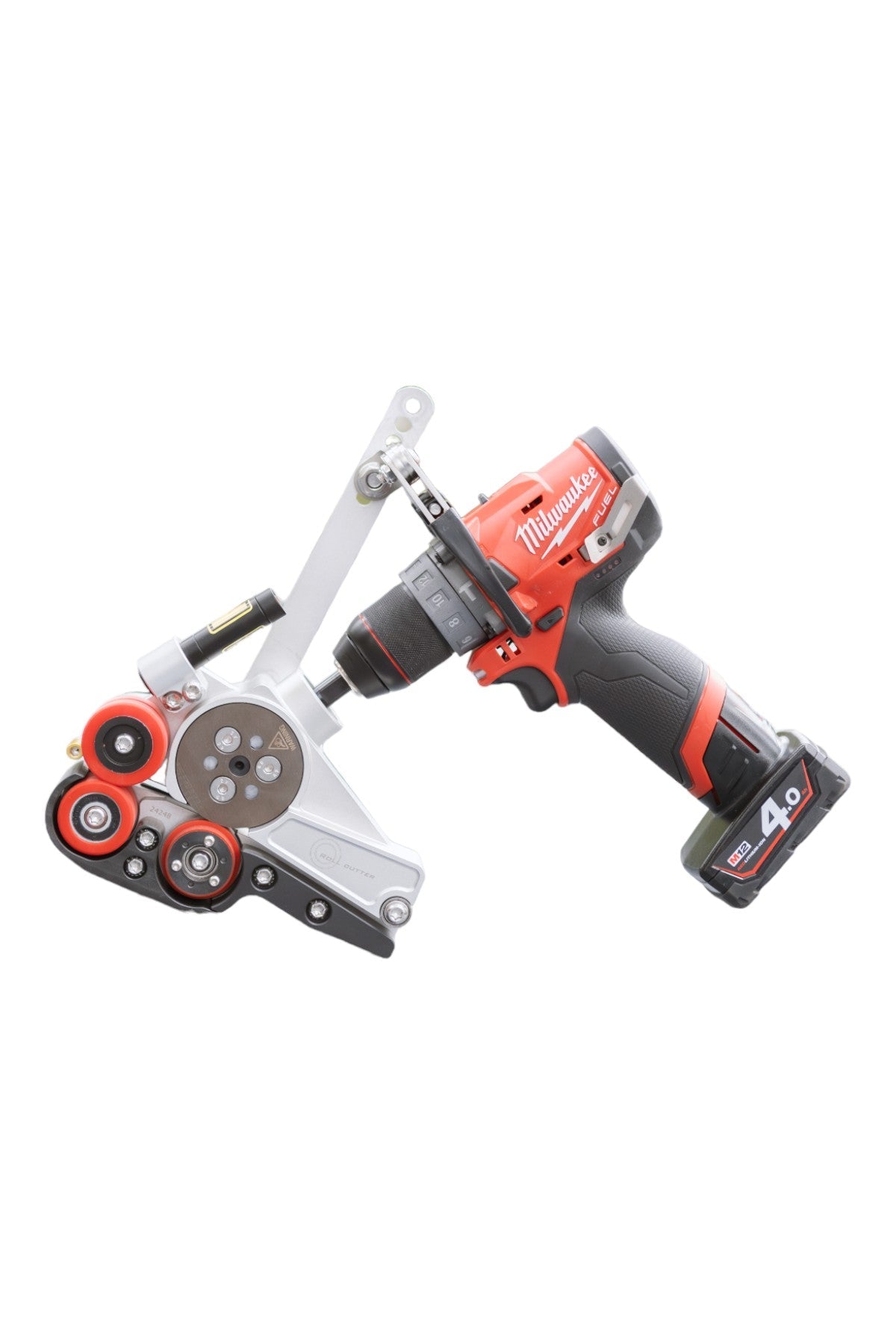 Roll Cutter mit Laser - Schneidaufsatz für Akku Bohrmaschine