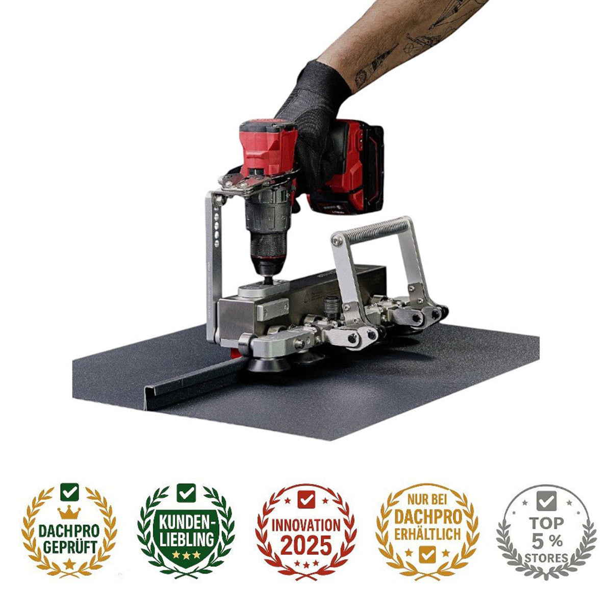 Sauteur Double Falz - La machine pliante idéale pour les couvreurs et les plombiers