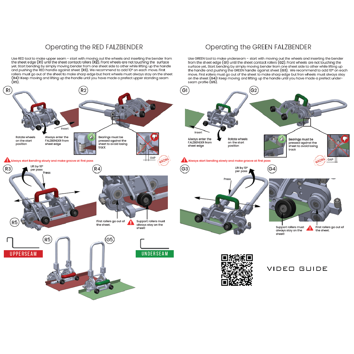 Falz Bender - Das innovative Werkzeug für Dachdecker und Spengler