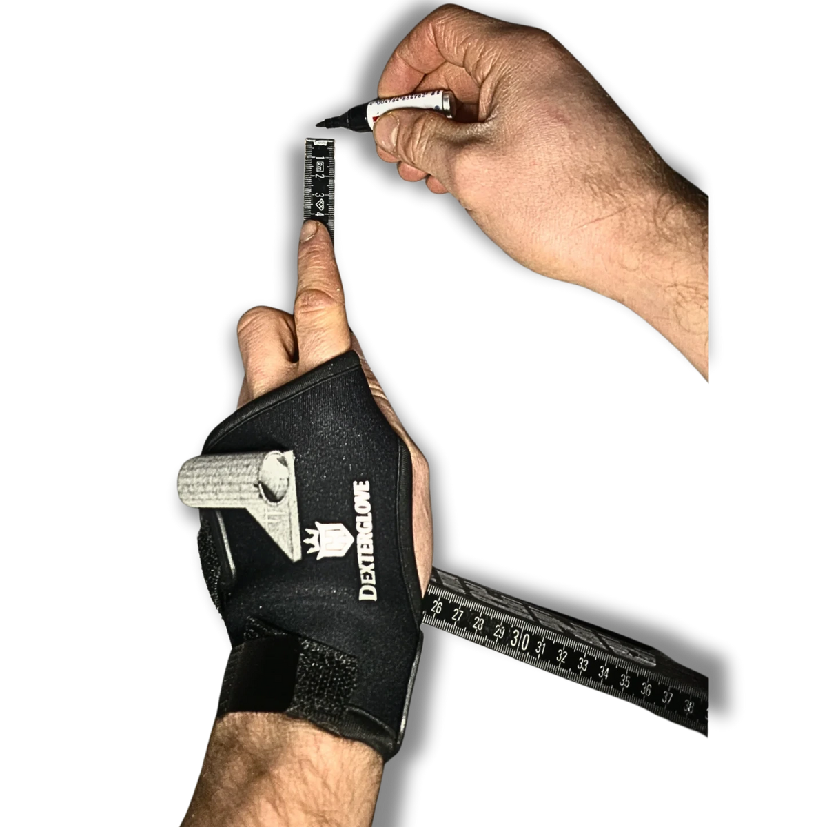 Dexter Glove Marker-Halter – Arbeitshandschuhe mit integrierter Marker-Halterung