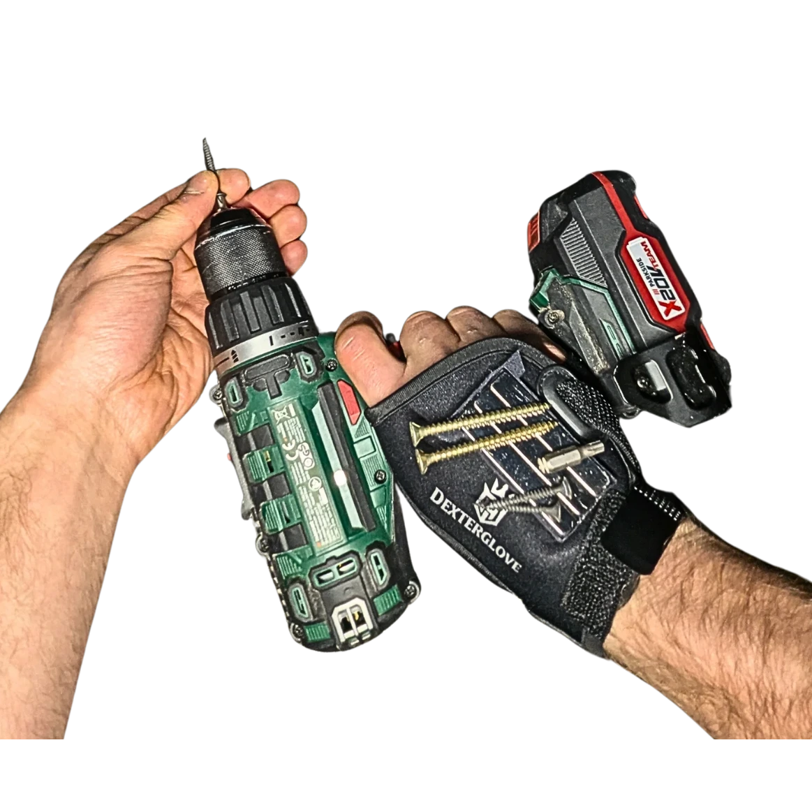Dexter Glove Magnet Holder – Magnetic Work Gloves for Screws and Nails
