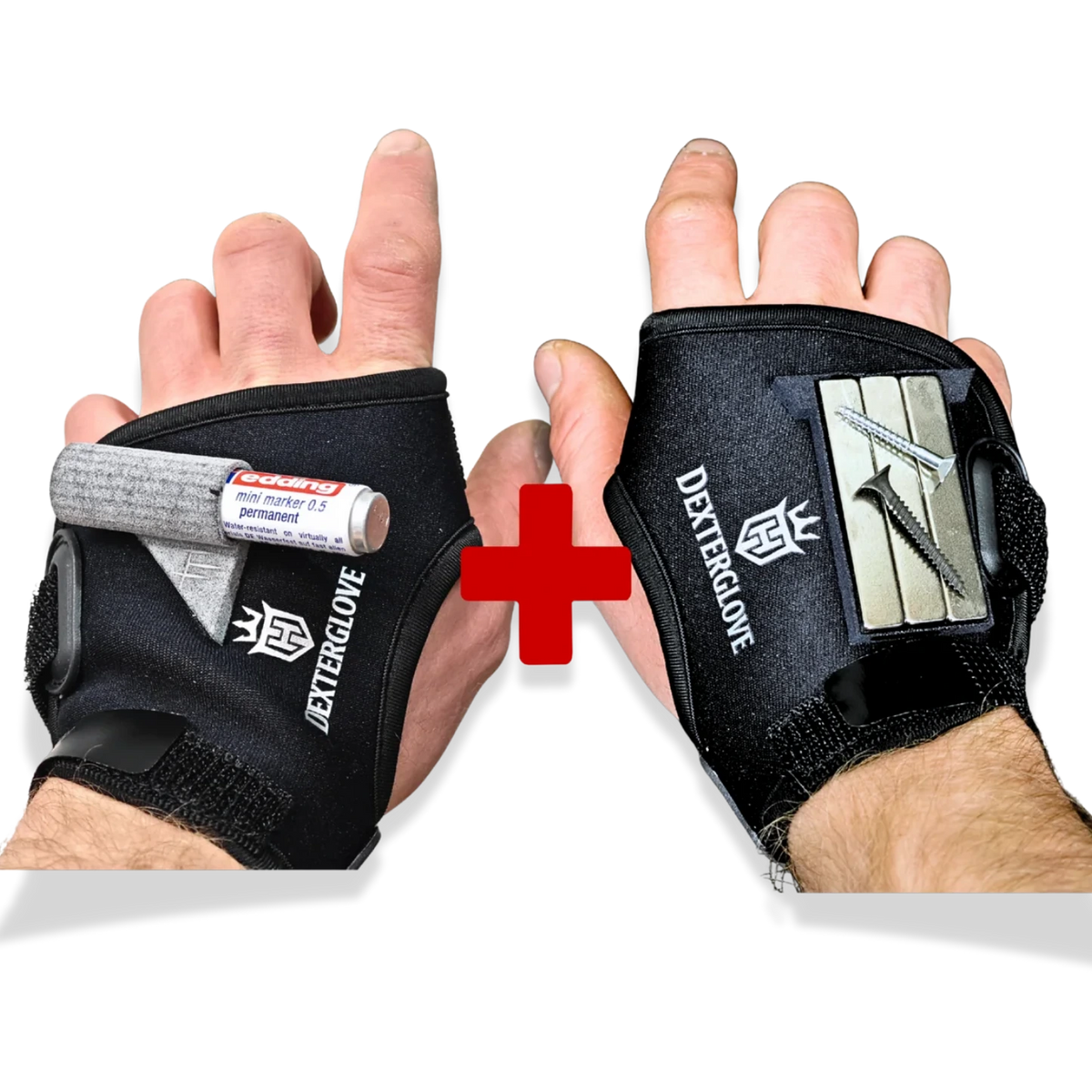 Dexter Glove Magnet + Marker – Magnetische Arbeitshandschuhe mit Marker-Halter