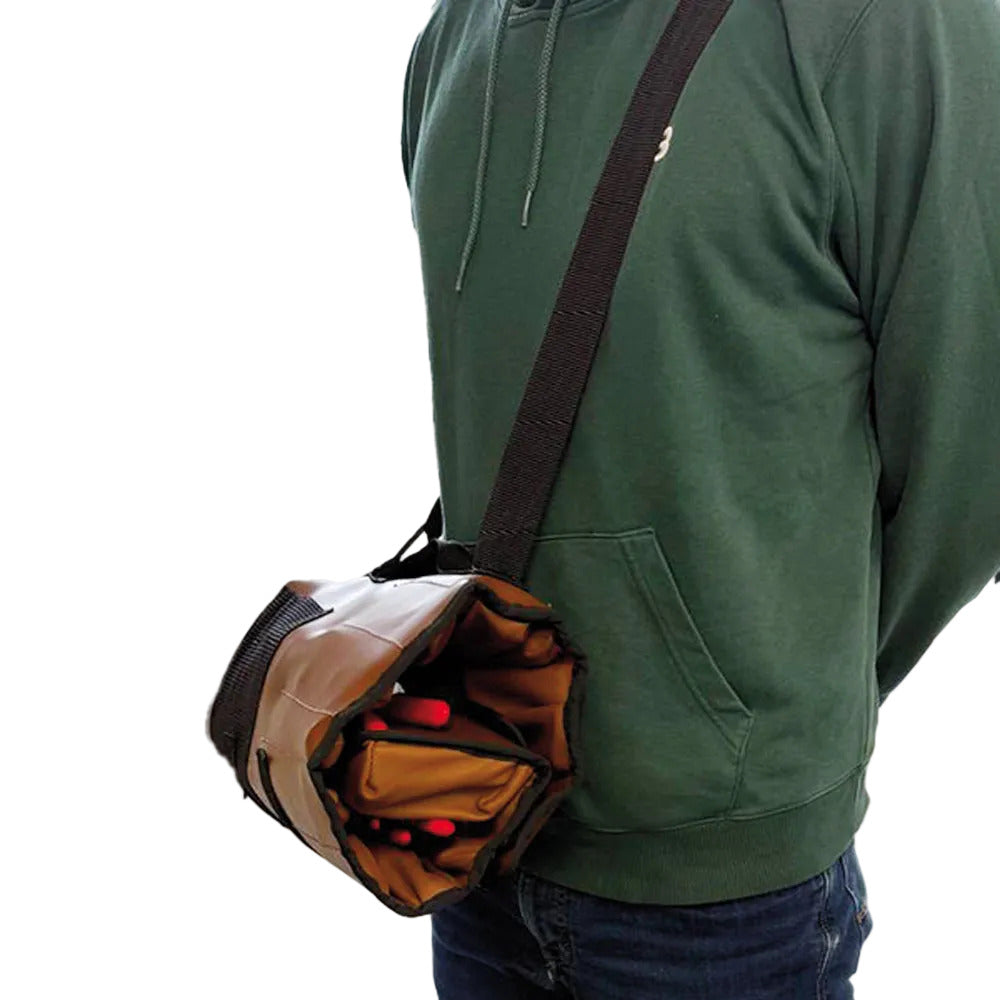 MASC Ledertasche – Rollbare Werkzeugtasche mit 13 Fächern
