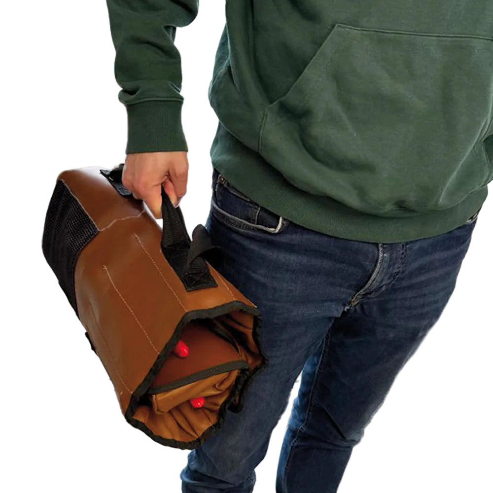 MASC Ledertasche – Rollbare Werkzeugtasche mit 13 Fächern