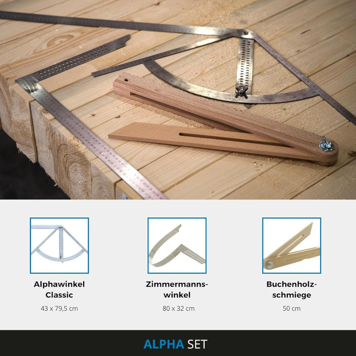 hedue® - Alpha Angle Marking Tool | Alpha Angle for Carpenters, Marking Angle & Precision angle | protractor