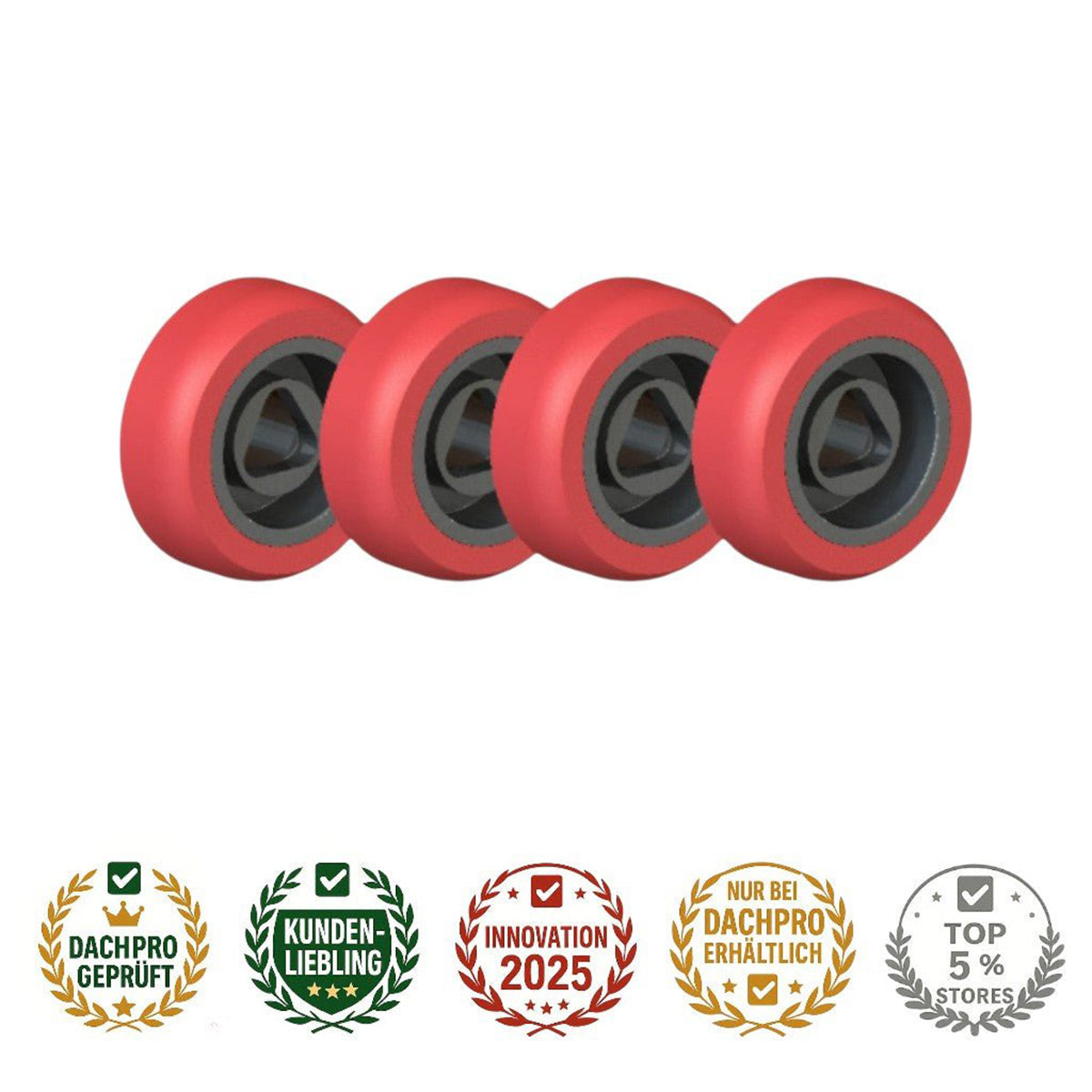 Replacement poly wheels for Double Falz Seamer-4-Set