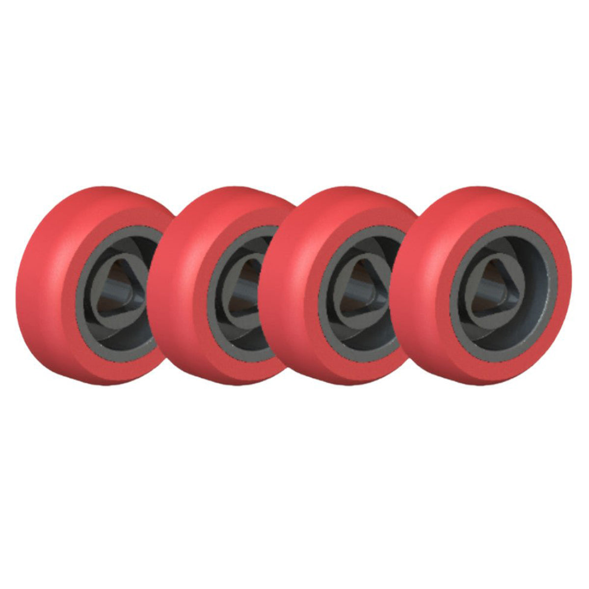 Replacement poly wheels for Double Falz Seamer-4-Set