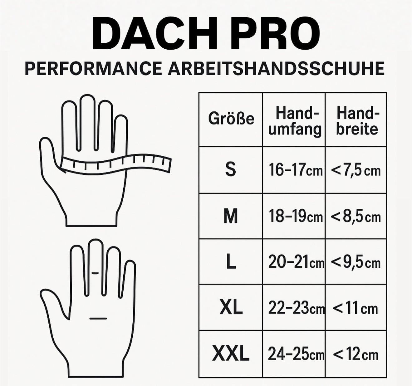 Dach PRO - Montagehandschuhe | Arbeitshandschuhe PERFORMANCE
