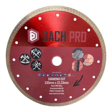 DACH PRO - Premium - Diamanttrennscheibe 230 x 22,23 mm