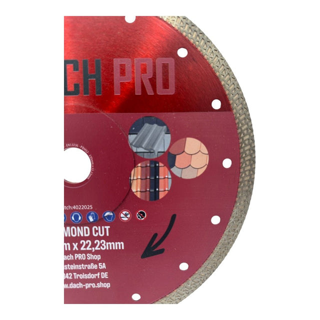 DACH PRO - Premium - Diamanttrennscheibe 230 x 22,23 mm