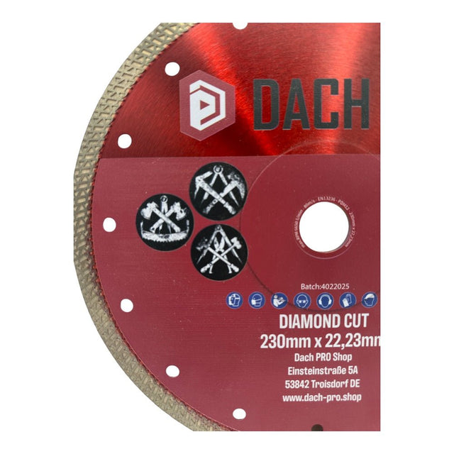 DACH PRO - Premium - Diamanttrennscheibe 230 x 22,23 mm