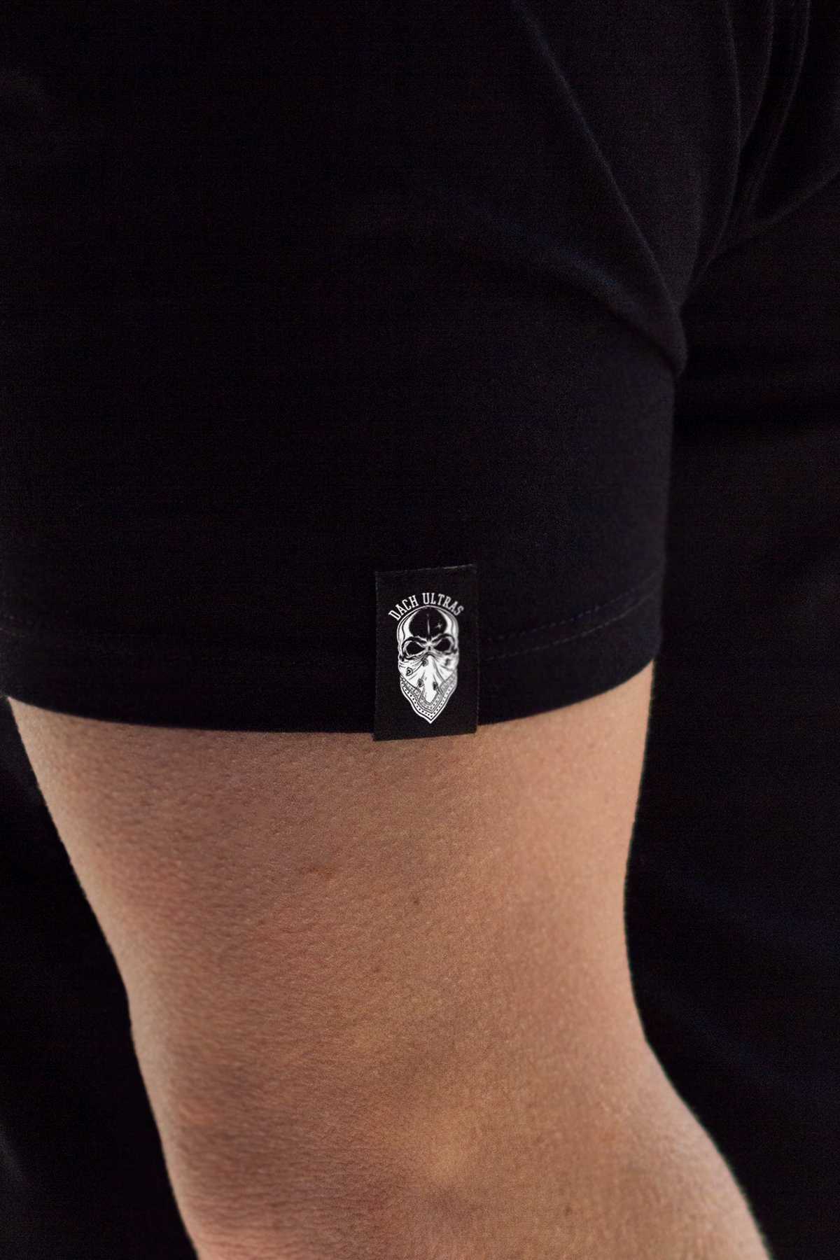 'DACH ULTRAS' - T-Shirt Schwarz/Weiss