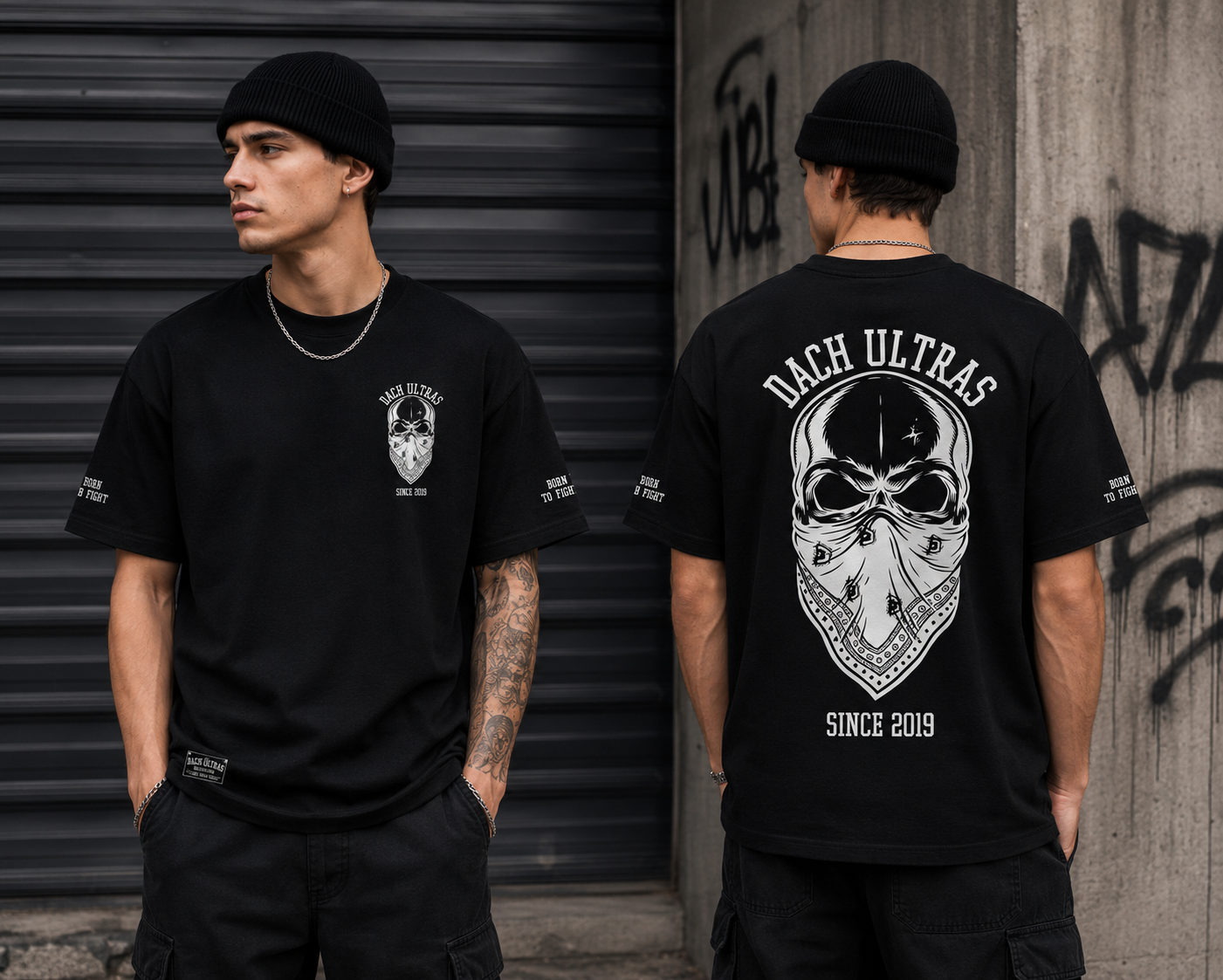 DACH ULTRAS'-T-Shirt black
