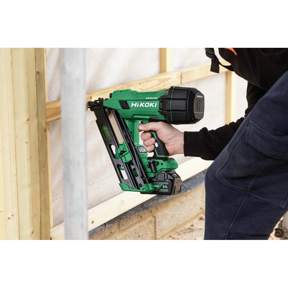Cordless Hikoki Framing Nailer Hikoki NR1890DC/JPZ 18V 1st Fix