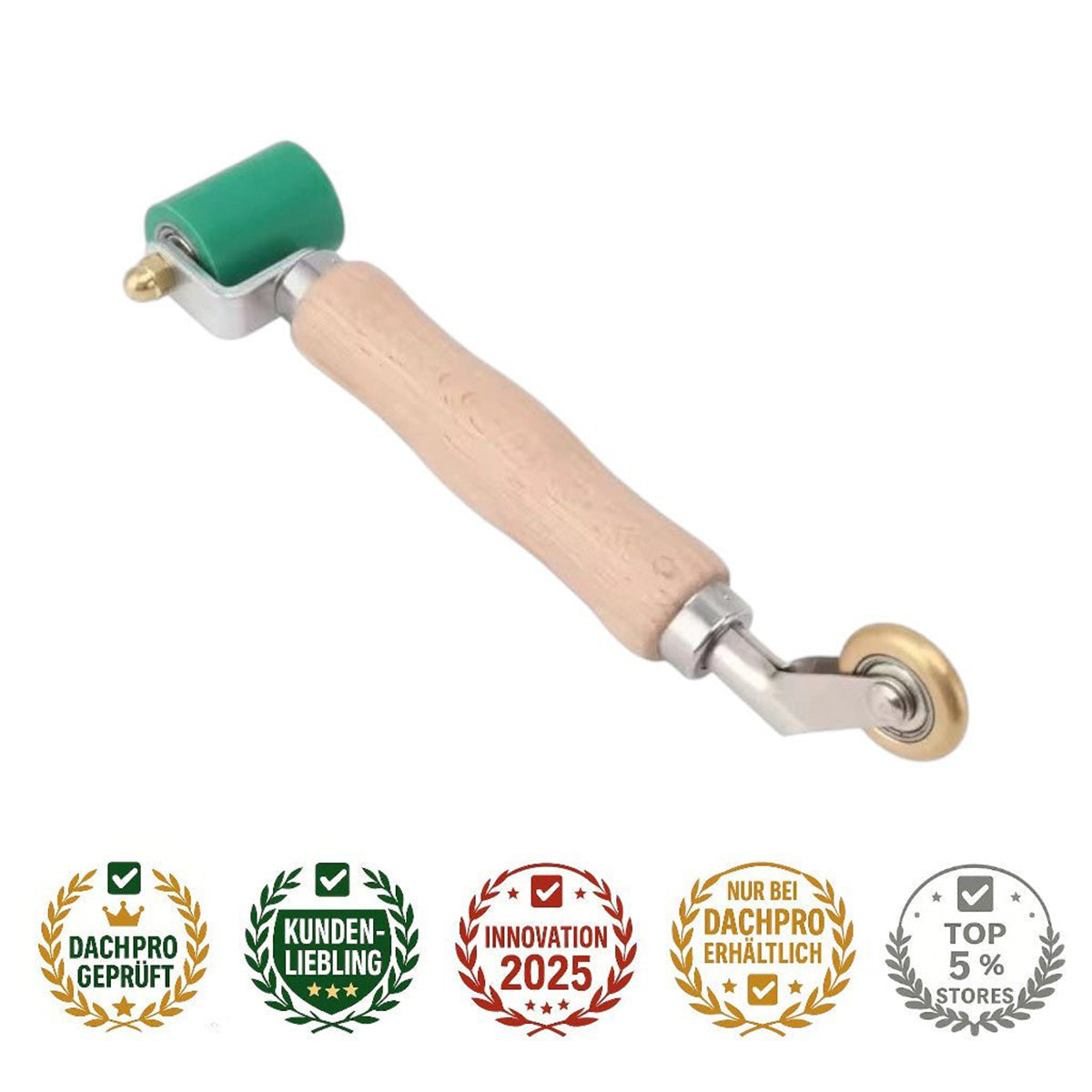 Double-sided rolling out with silicone and brass roller