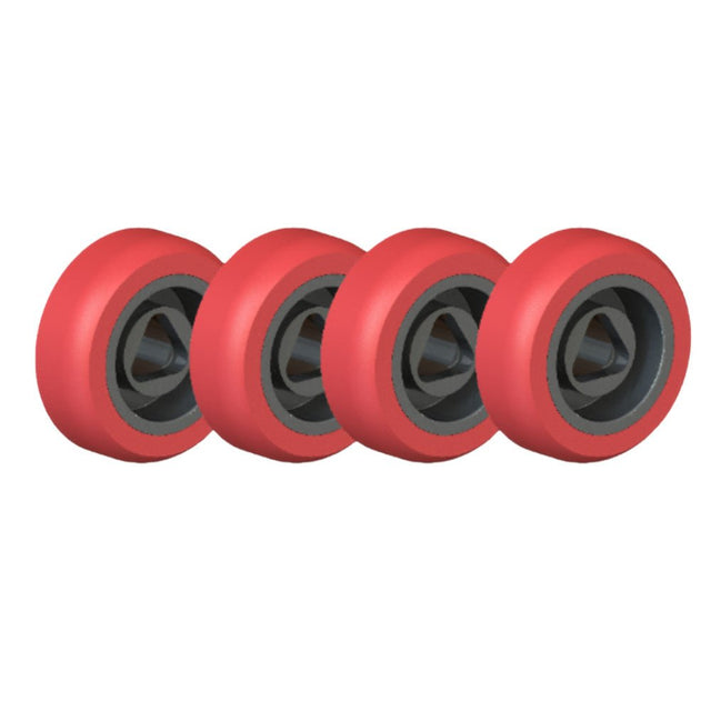 Ersatz - Poly - Räder für Double Falz Seamer – 4er - Set