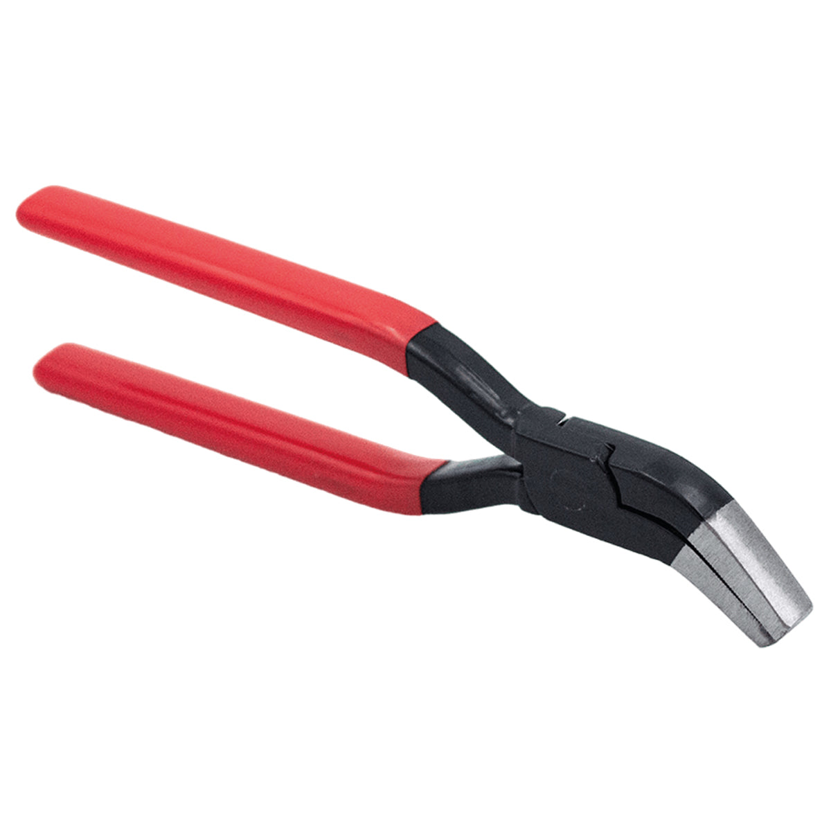 MASC - Pince plate coudée à 45° avec nervures, manche PVC - MASC/Stubai