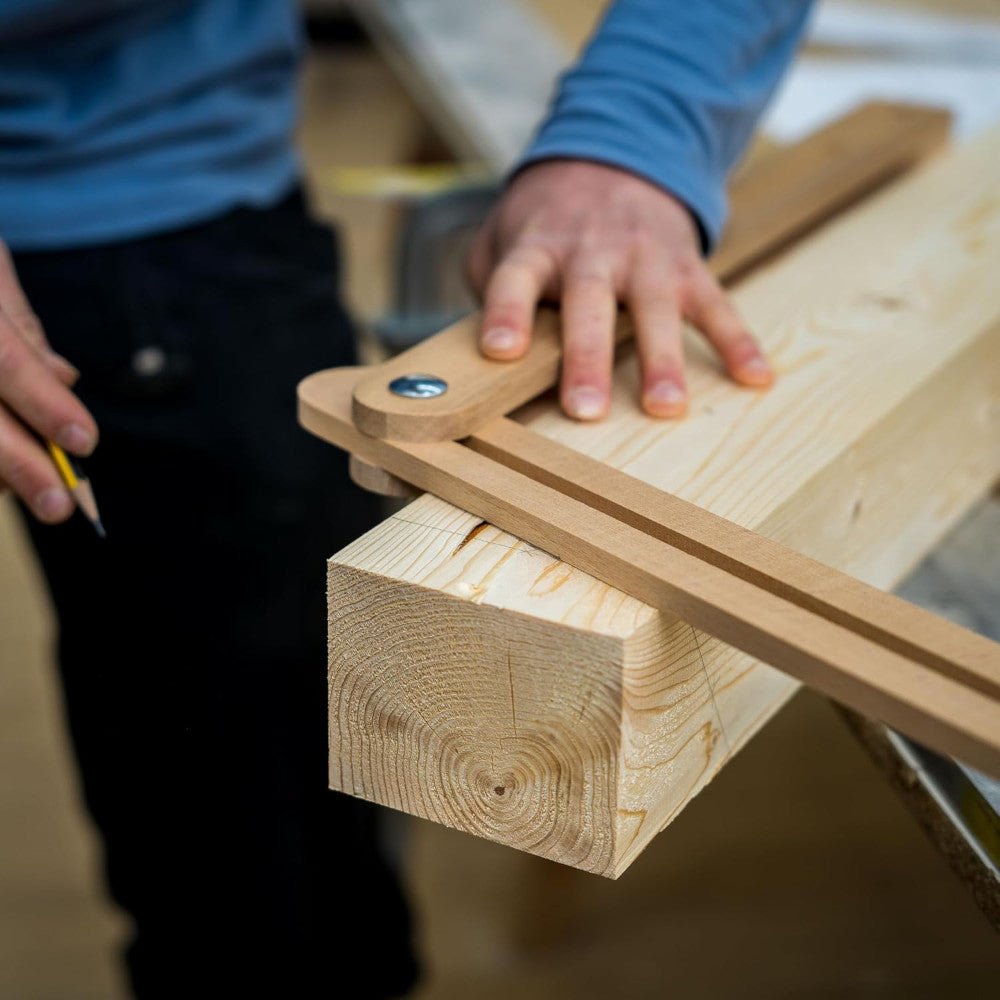 hedue® - Holzschmiege 50 cm | Winkelmesser