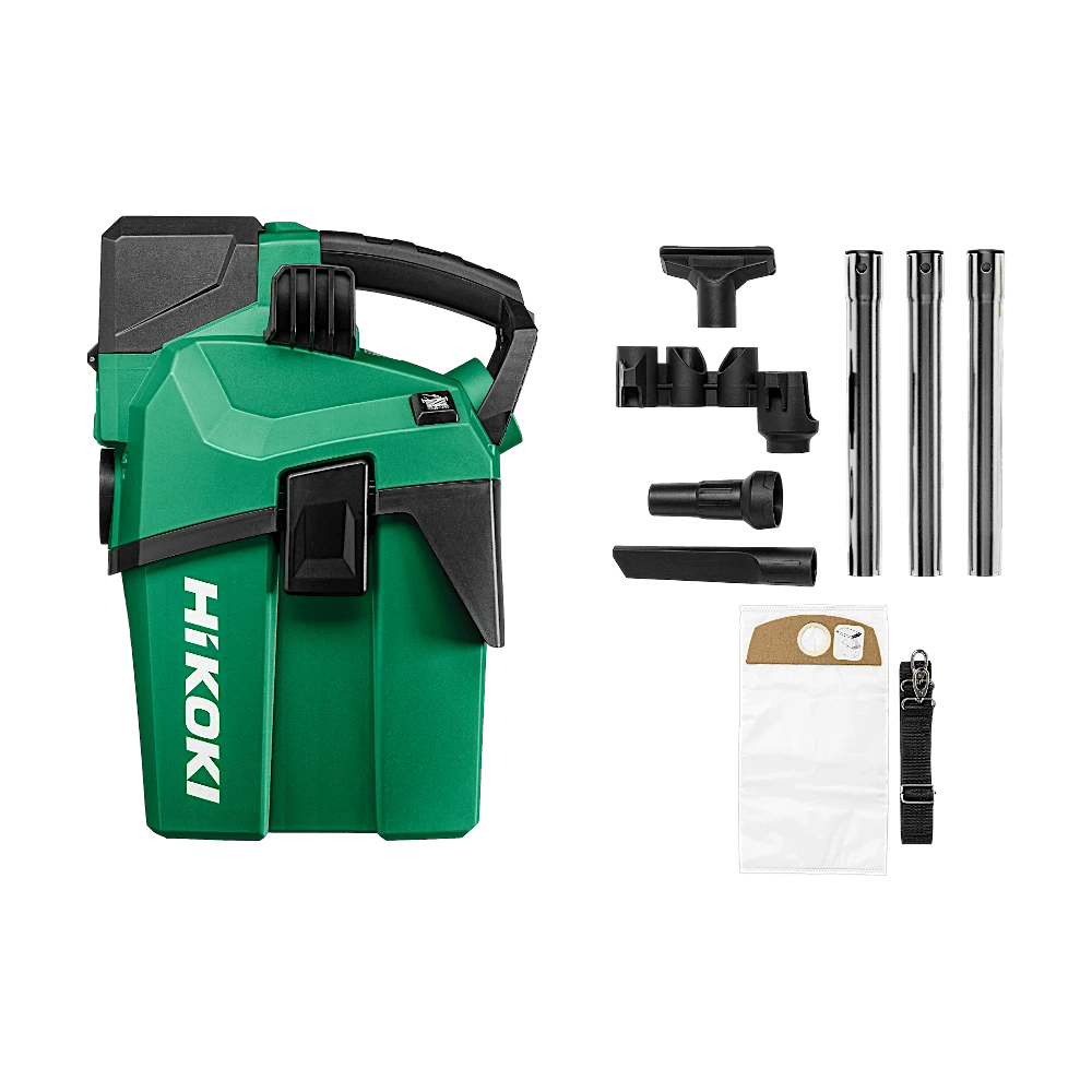 HIKOKI - Akku Nass - Trocken - Sauger L - Klasse 18 Volt ohne Batterien und Ladegerät