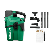 HIKOKI - Akku Nass - Trocken - Sauger L - Klasse 18 Volt ohne Batterien und Ladegerät