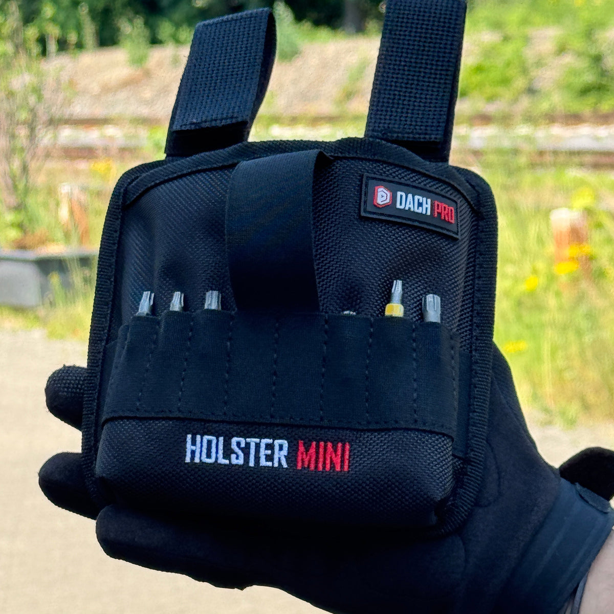 Holster Mini – Kompakte Werkzeugtasche mit 10 Bit - Haltern | DACH PRO