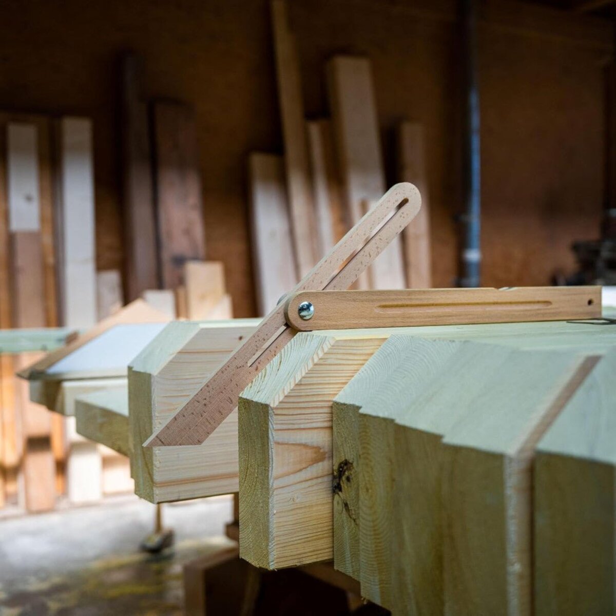 hedue® - Træ feje 50 cm | Linnekniv