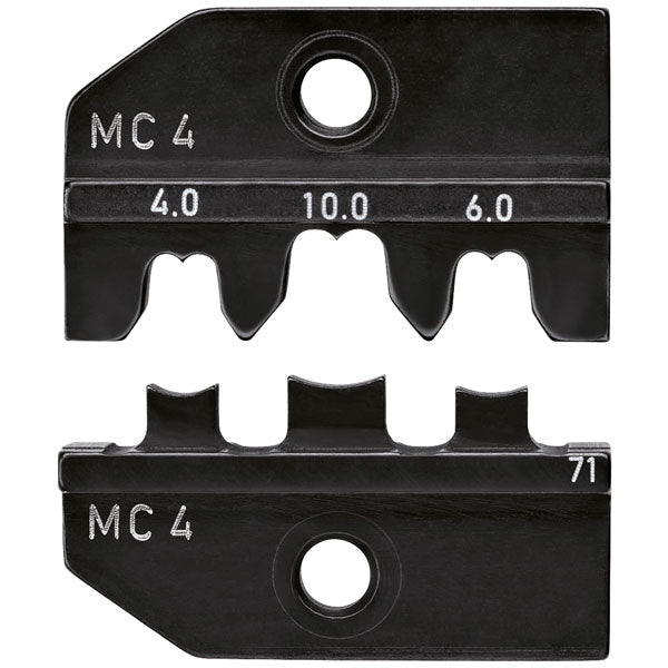 KNIPEX - Crimpeinsatz für Solar - Steckverbinder MC4 (Multi - Contact) MC4 4,0 – 10,0 mm²