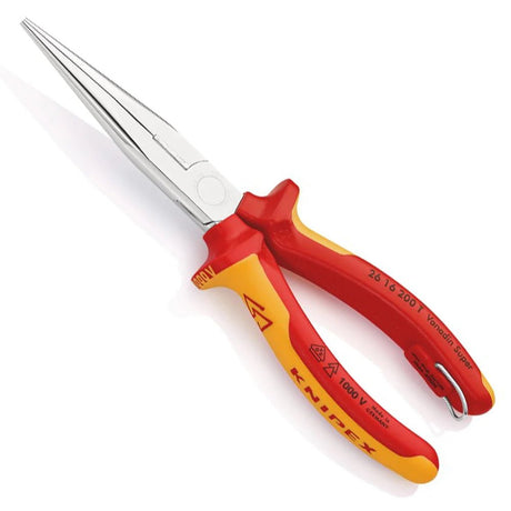 KNIPEX - Flachrundzange mit Schneide, VDE