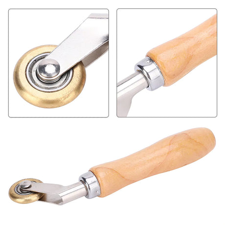 Leister - Messing Andrückrolle 6mm für Überlappschweißbahnen