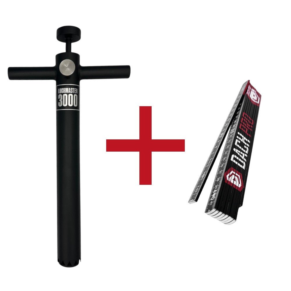 Lochmaster + Gratis Meterstab Bundle