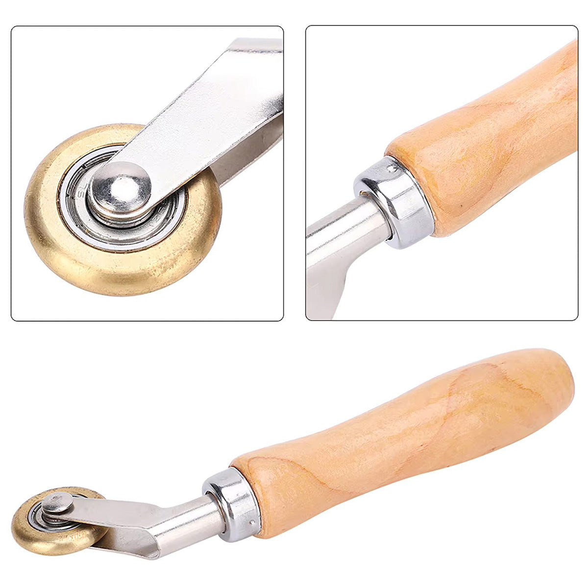 Leister - Brass di circa 6 mm per corsie di saldatura sovrapposte