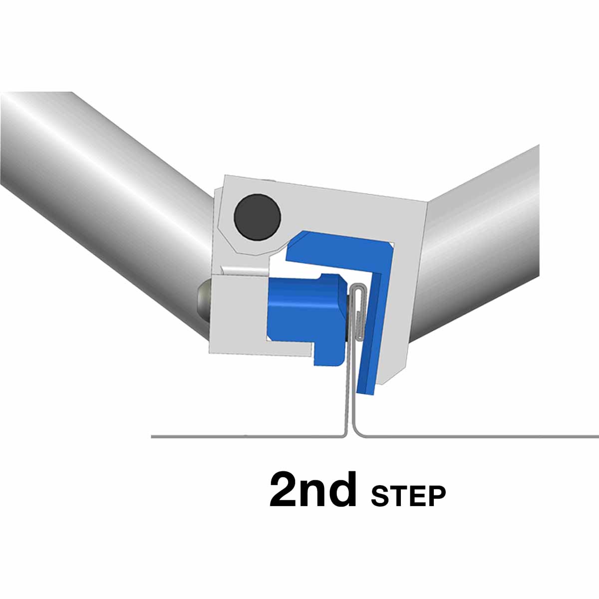 Mini - Vinkelfold lukning (2 i 1) - Pålidelig og robust