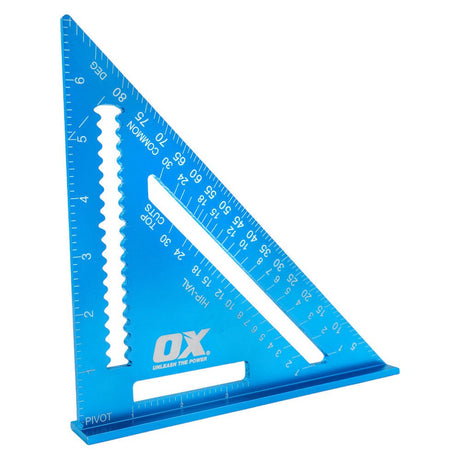 OX TOOLS - OX Pro Aluminium Rafters Square | Zimmermannswinkel, Winkelmesser