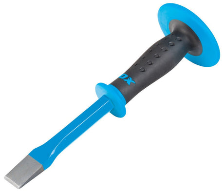 OX TOOLS - OX Pro Flachmeißel mit Handschutz – 25 x 305mm / 1 x 12in