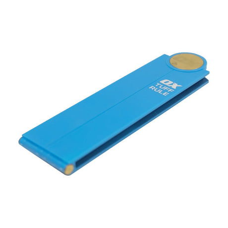 OX TOOLS - OX Pro Tuff Rule – Cyan | metrischer Zollstock & schneller Winkelmesser