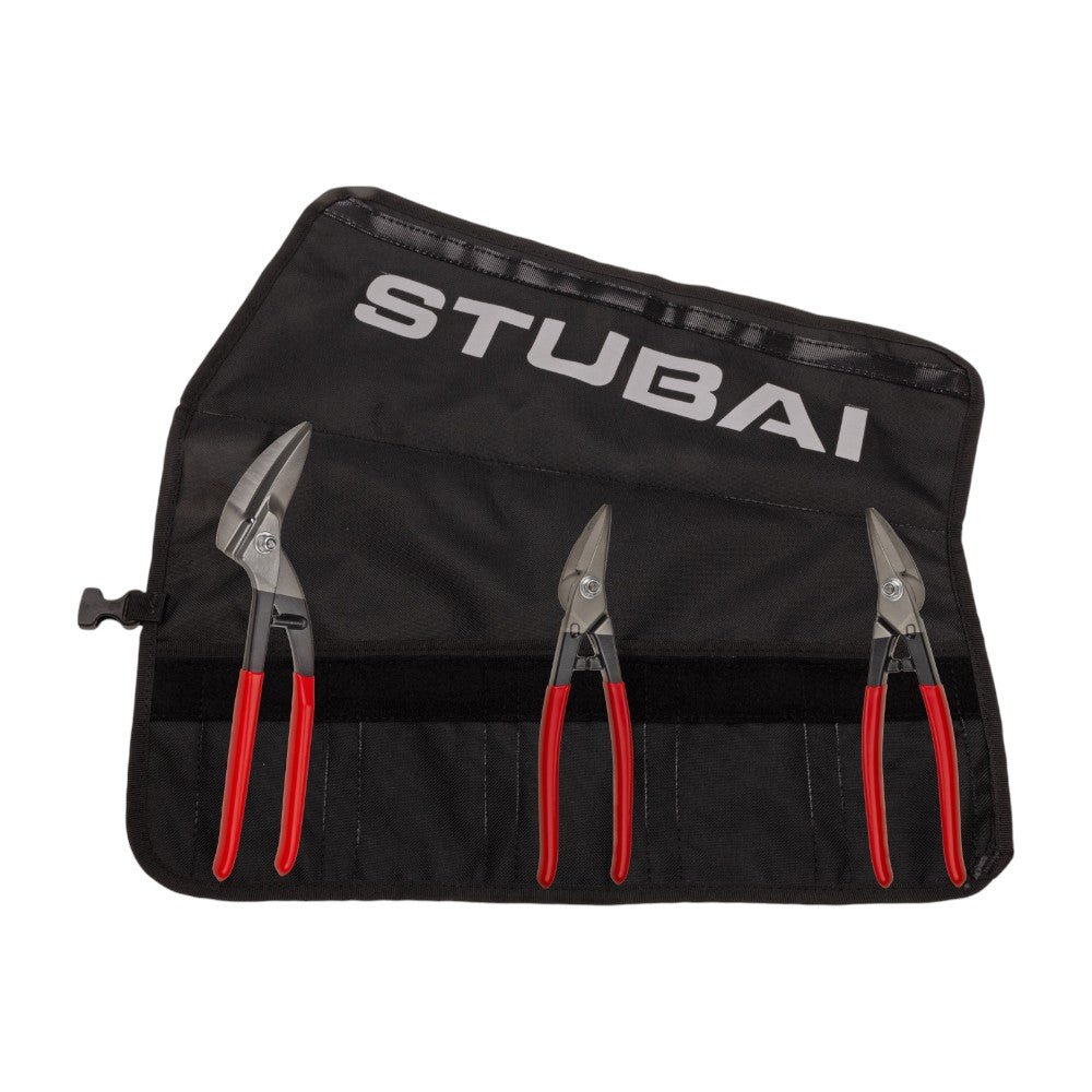 STUBAI - S2739 Mini - Scheren - Set in Rolltasche, 3 - tlg.
