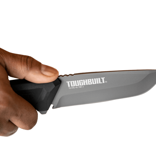 Toughbuilt - Profi Messer mit feststehende Klinge + Holster