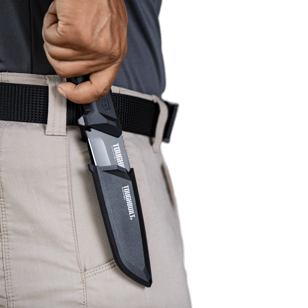 Toughbuilt - Profi Messer mit feststehende Klinge + Holster