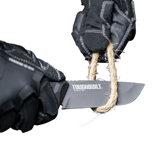 Toughbuilt - Profi Messer mit feststehende Klinge + Holster