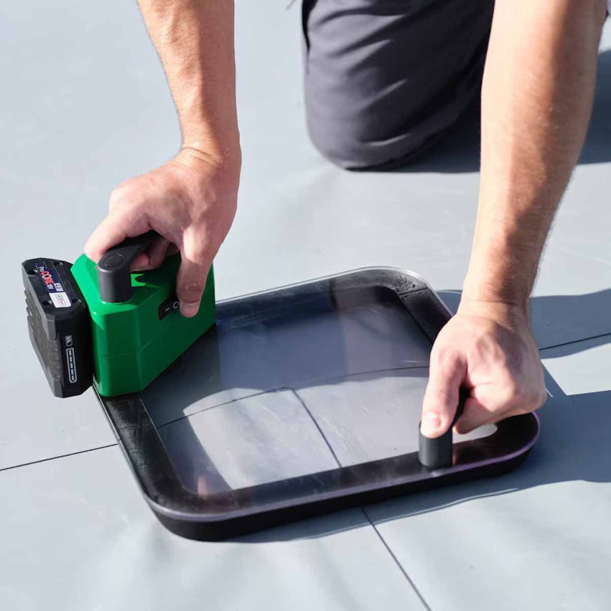 Leister - Plaque d'aspirateur 100 -lp, sans batterie, sans chargeur