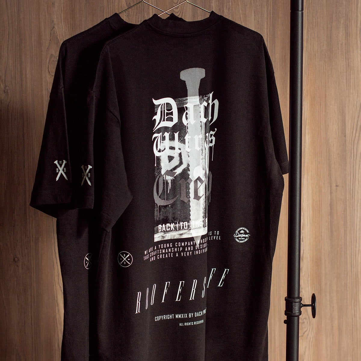 'Dach Ultras Crew'- T-Shirt black, oversized – Dach PRO ...